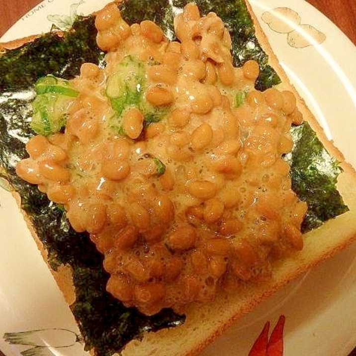 納豆海苔トースト